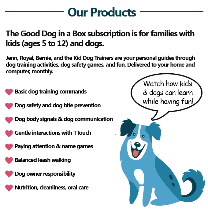 Good Dog in a Box Subscription Dog Training for Families